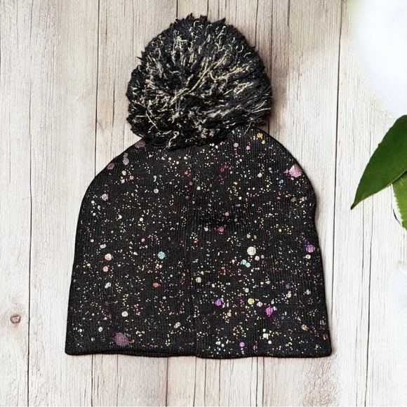 Star Wars Women’s Unisex Black Multicolor Logo Winter Hat Beanie - Picture 2 of 4